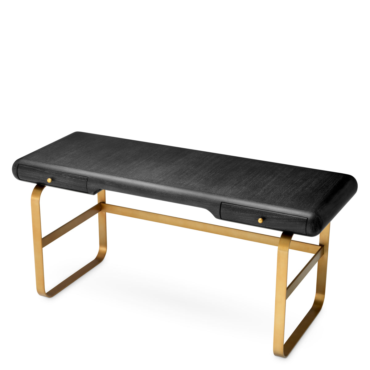 Gray Oak 2-Drawer Desk Nathaniel | Eichholtz Miami