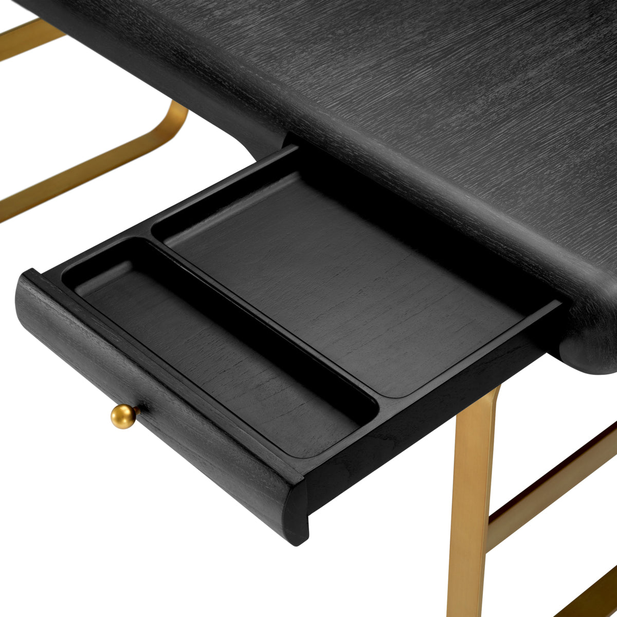 Gray Oak 2-Drawer Desk Nathaniel | Eichholtz Miami