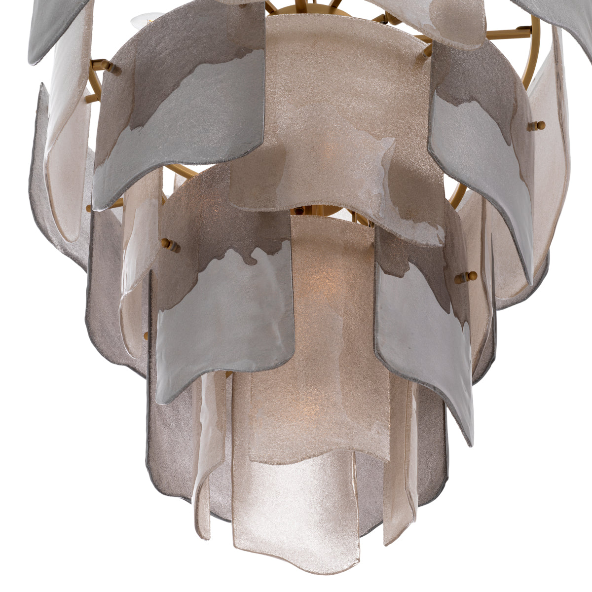 Tiered Glass Modern Chandelier Asinara | Eichholtz Miami