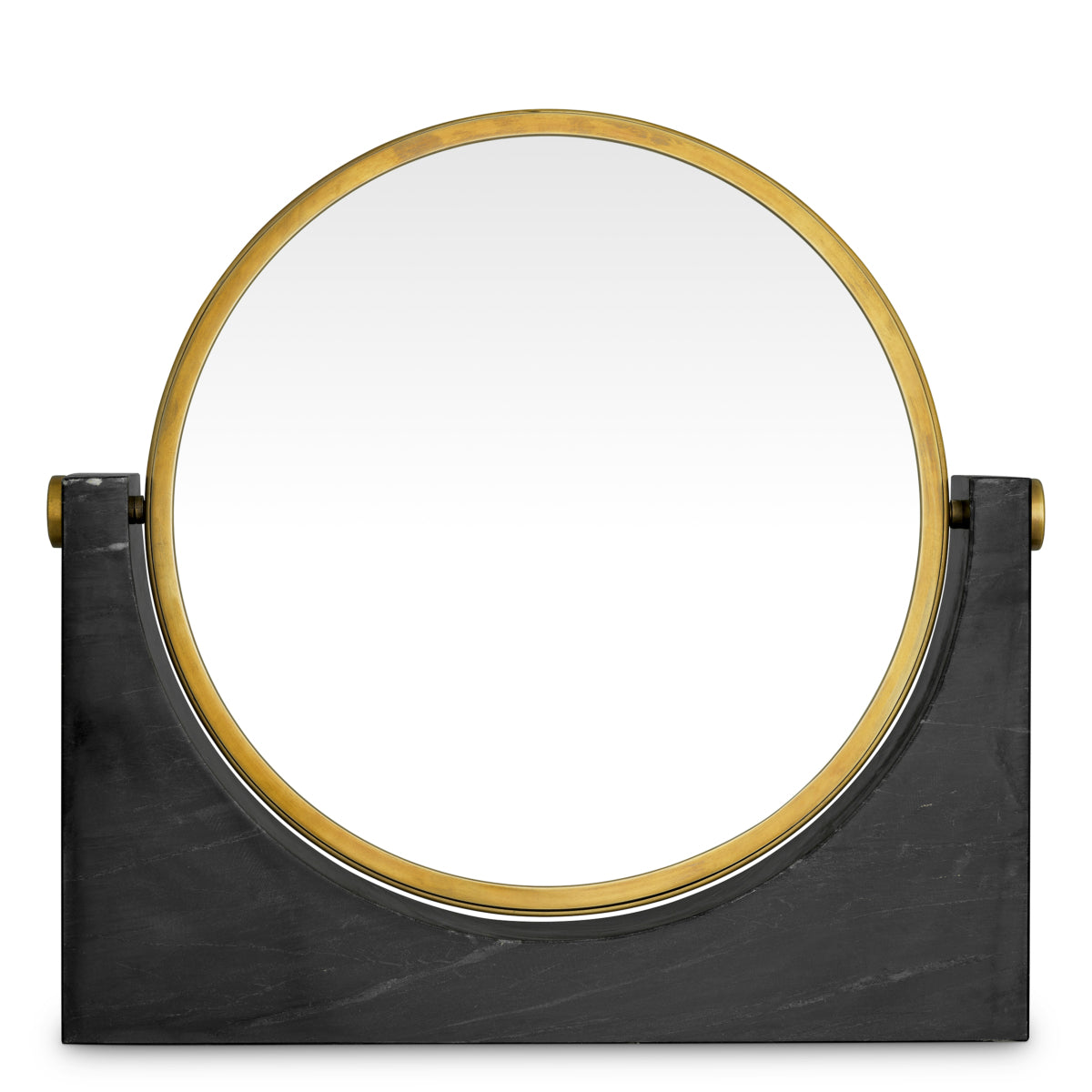 Black Marble Table Mirror Vivaldi | Eichholtz Miami