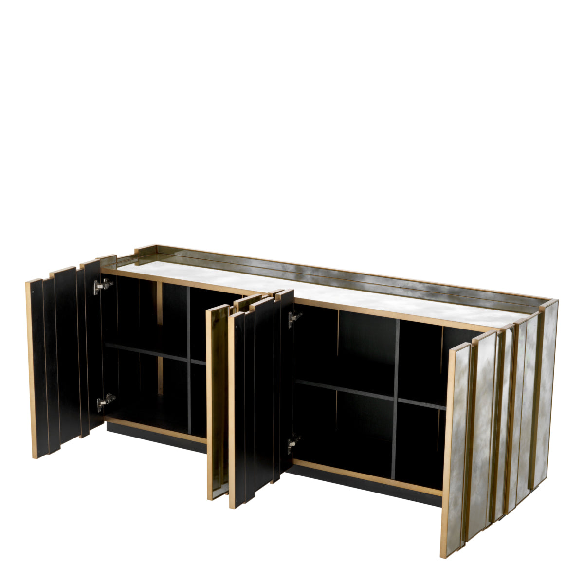 Antique Mirror Glass Sideboard Nottingham | Eichholtz Miami
