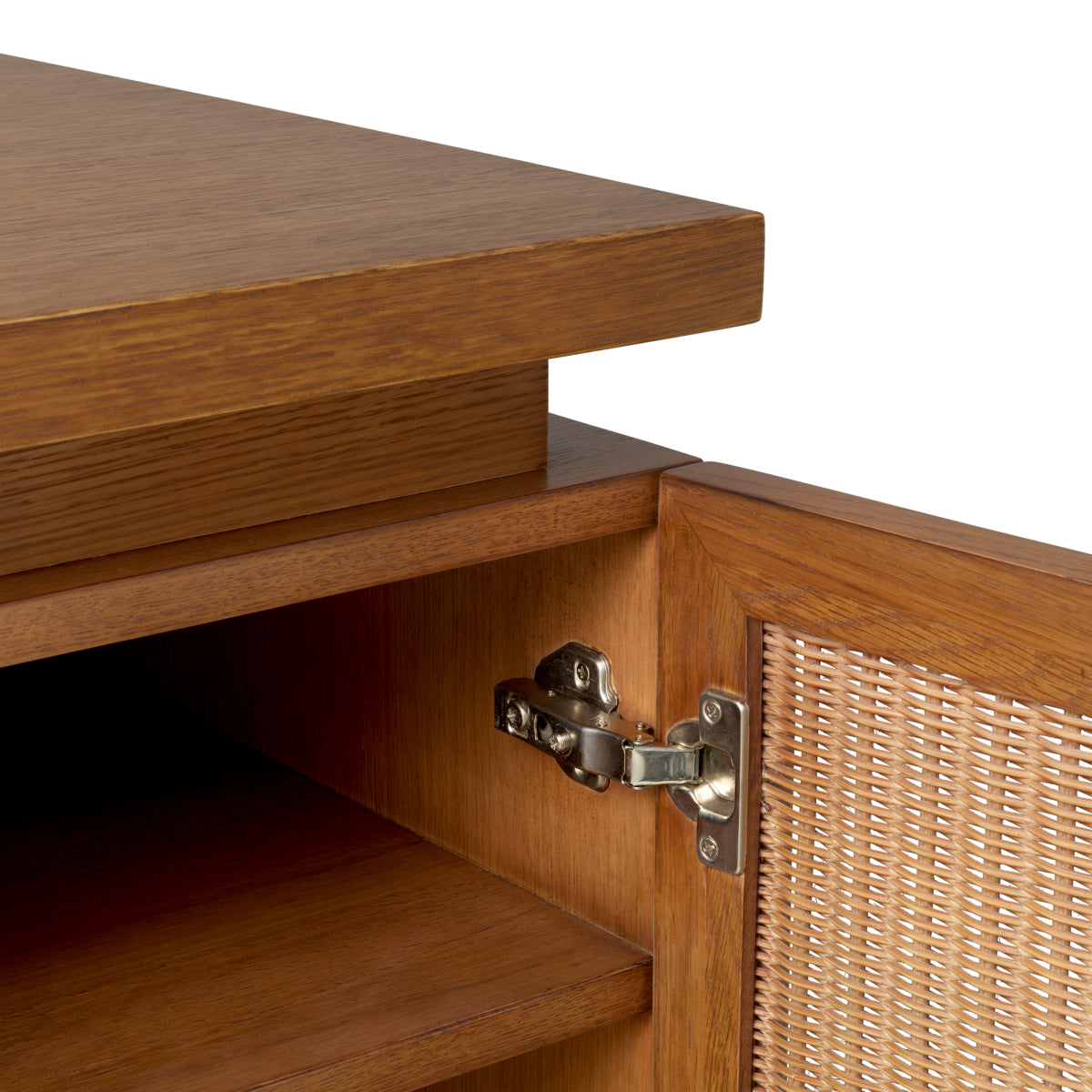 Rattan Door Wooden Desk Borchard | Eichholtz Miami