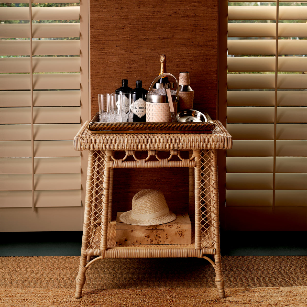 Natural Patterned Box Faro | Eichholtz Miami