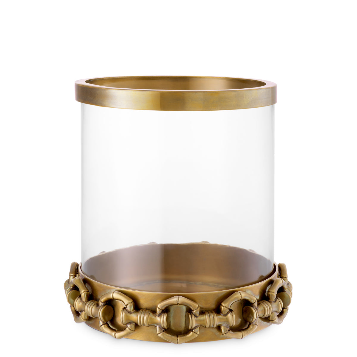 Vintage Brass Hurricane Clementine | Eichholtz Miami