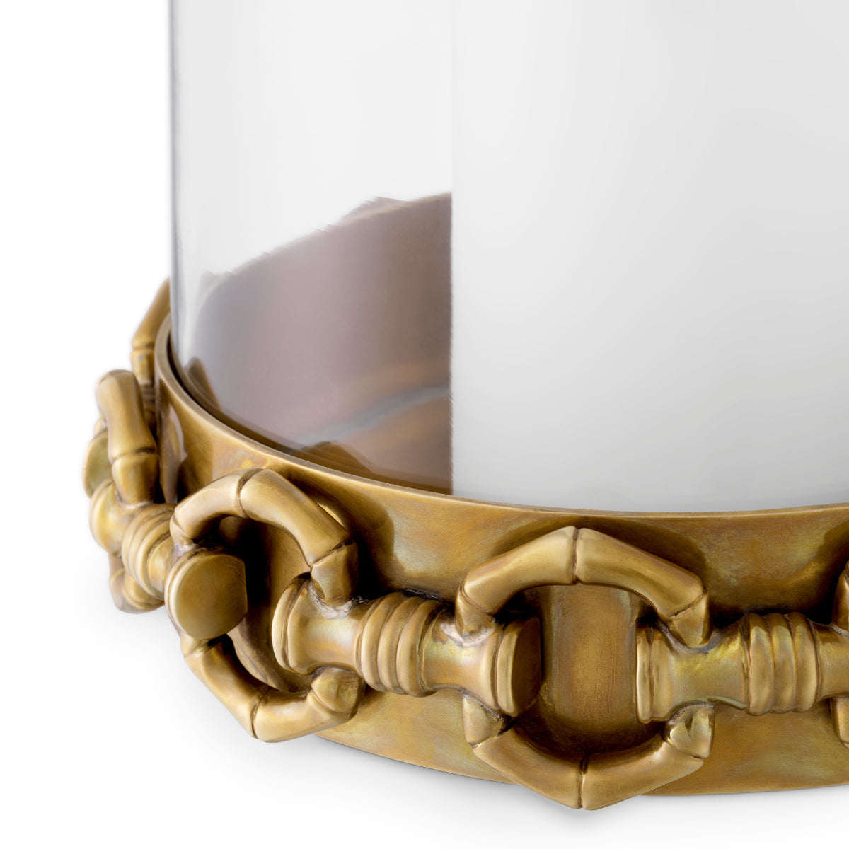 Vintage Brass Hurricane Clementine | Eichholtz Miami