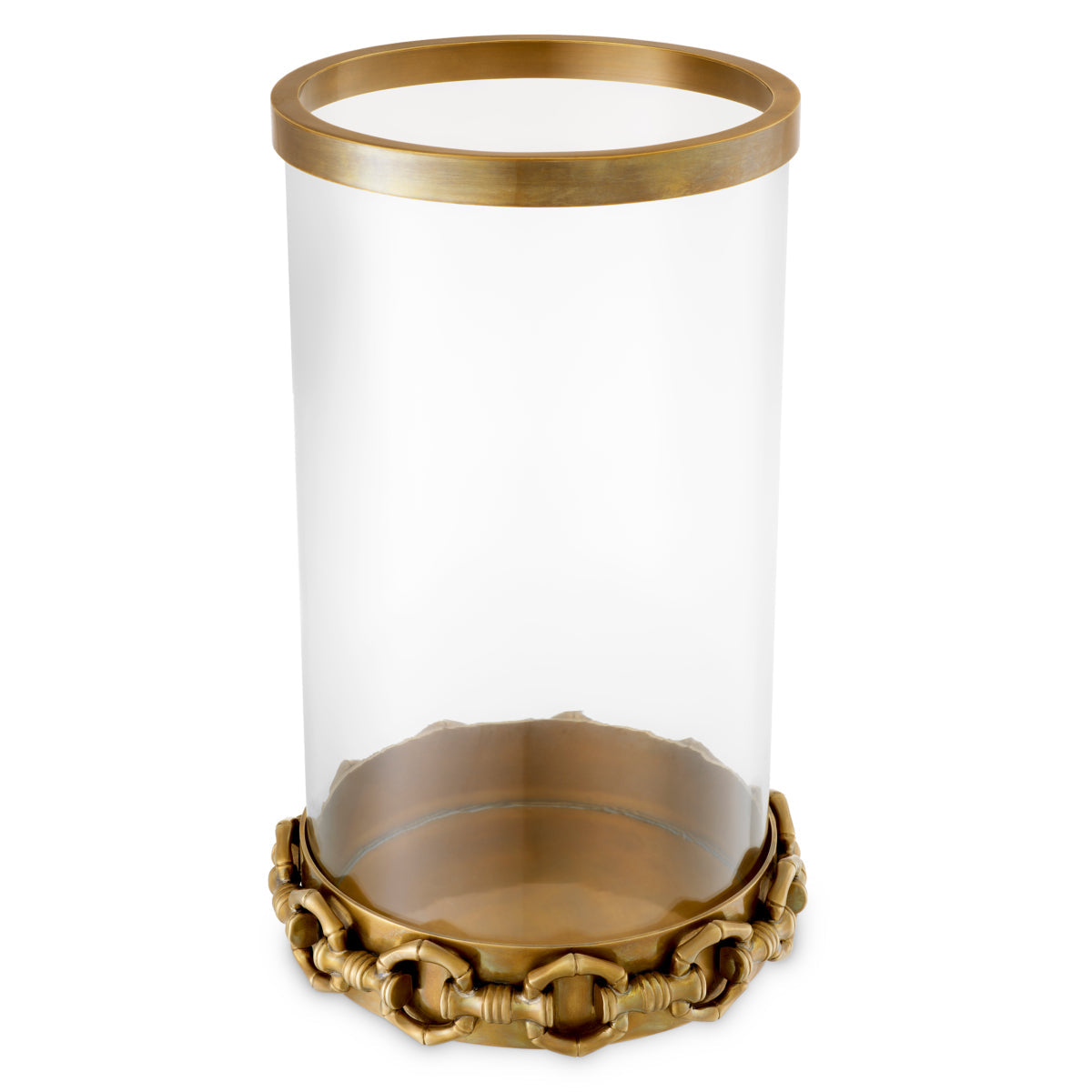 Vintage Brass Hurricane Clementine | Eichholtz Miami