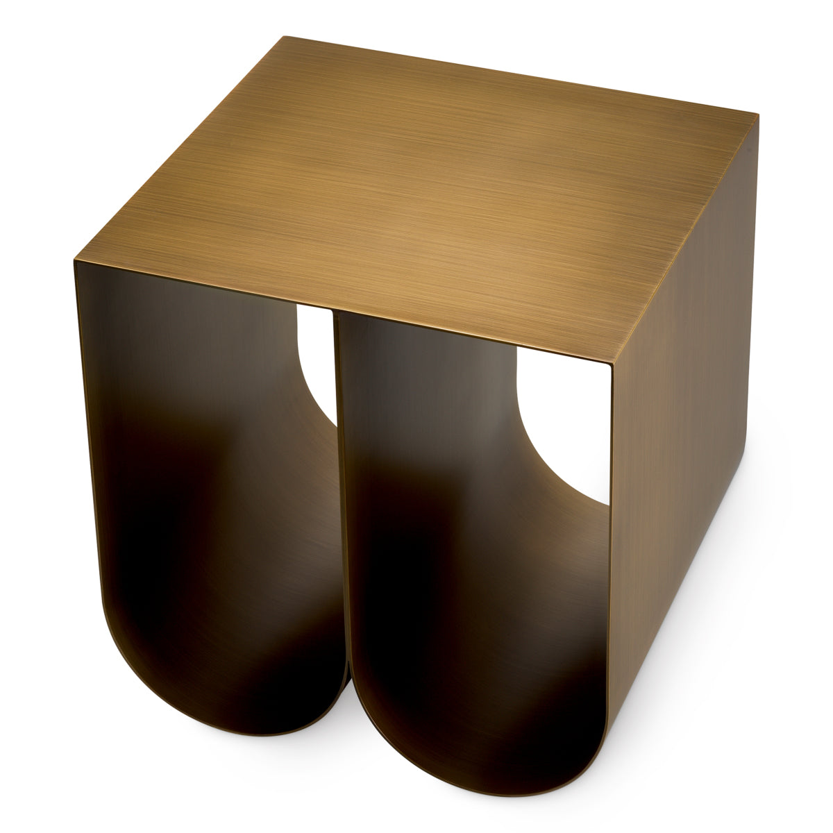 Brushed Brass Side Table Rafaello | Eichholtz Miami