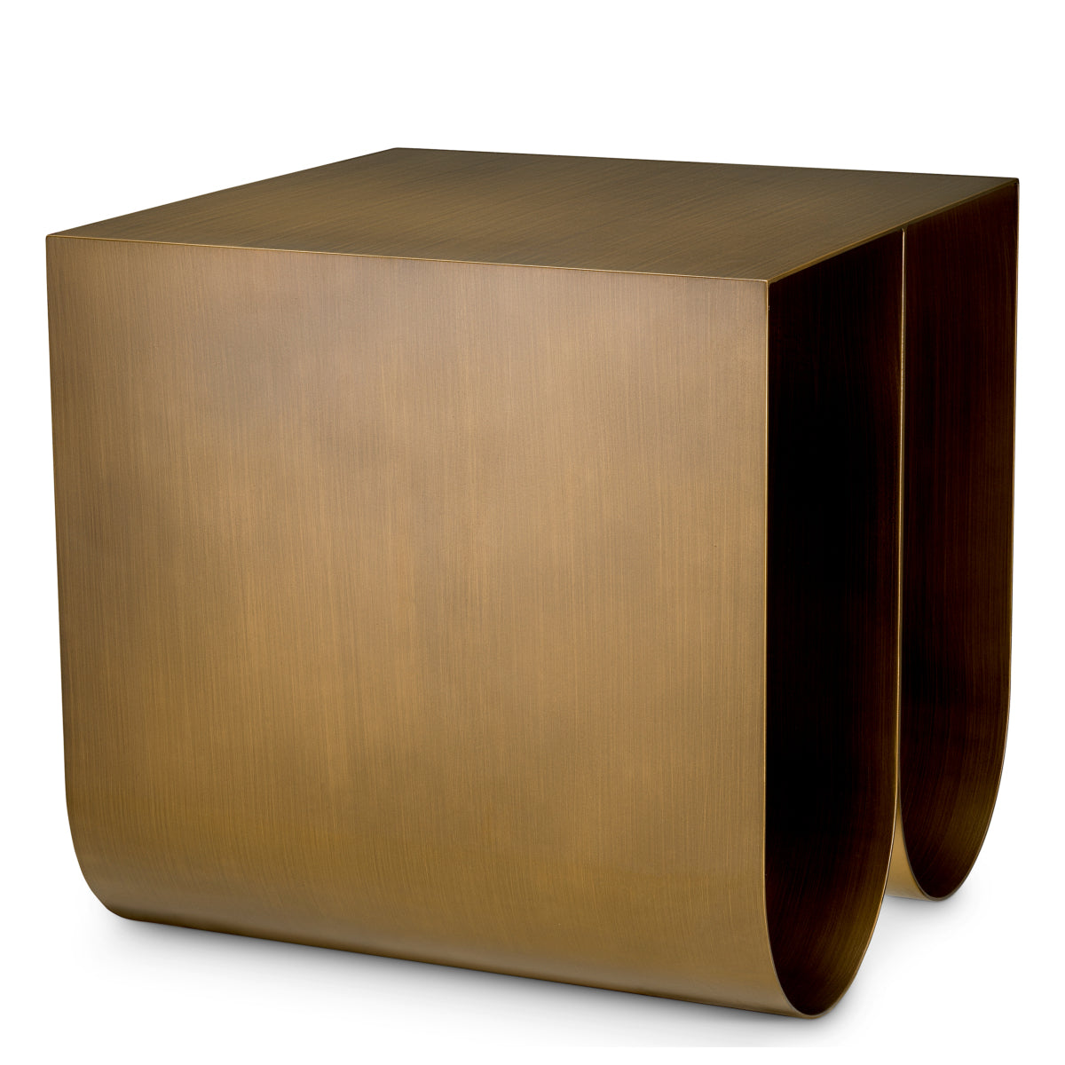 Brushed Brass Side Table Rafaello | Eichholtz Miami