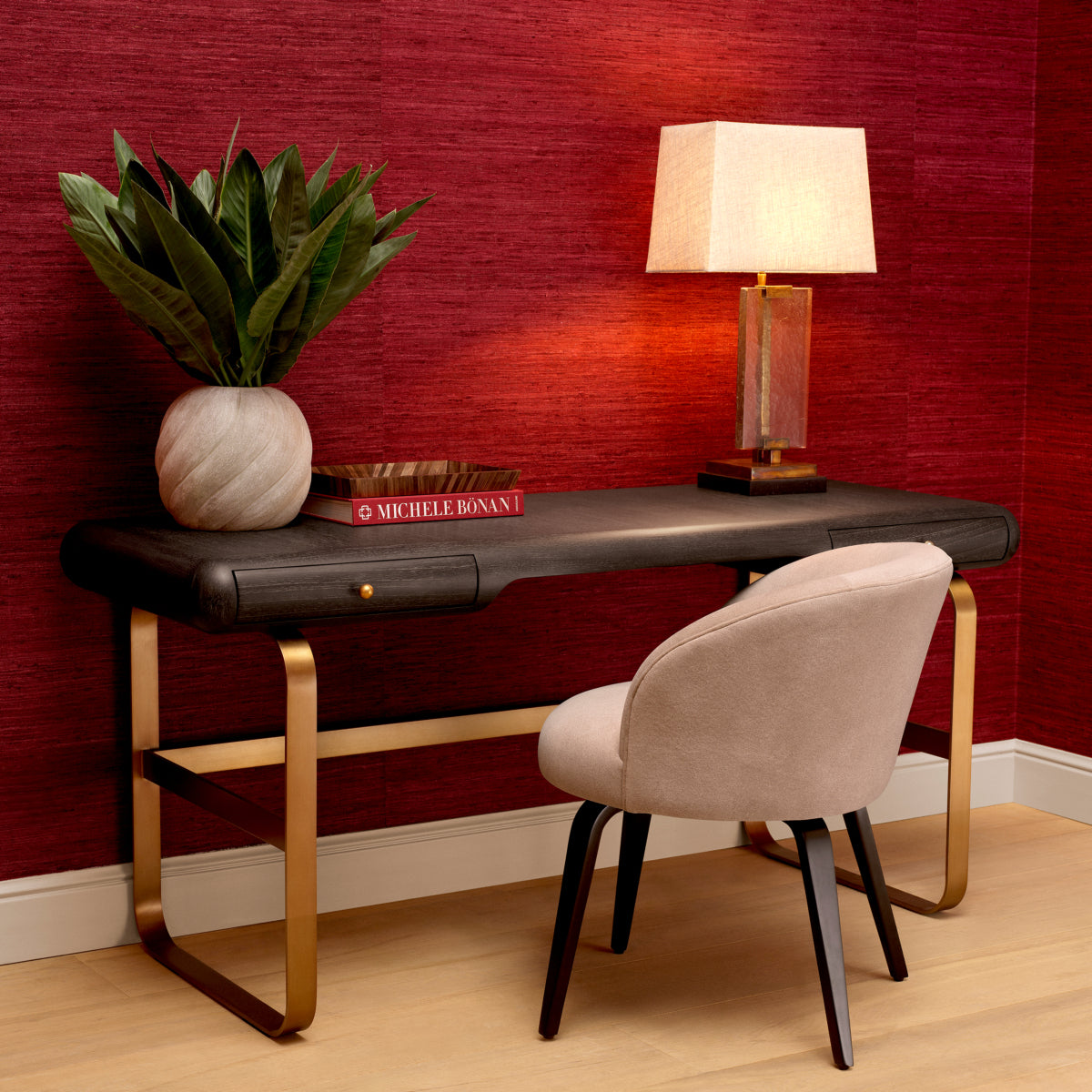 Brown Desk Tray Harvard | Eichholtz Miami