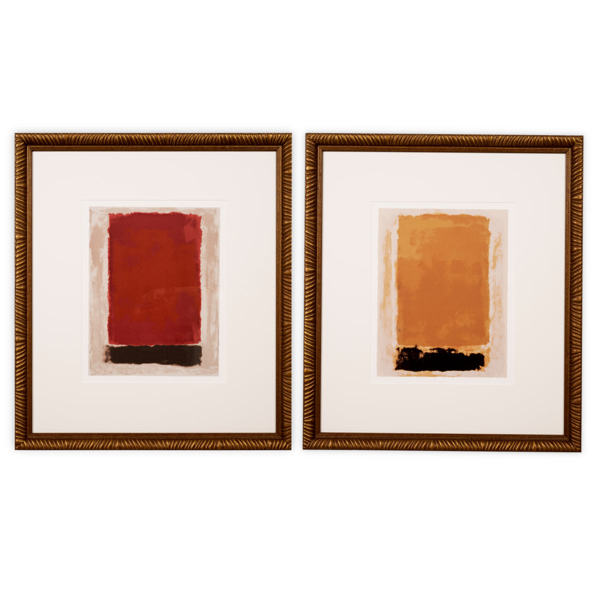 Gold-Framed Abstract Arts (2) Garnier | Eichholtz Miami