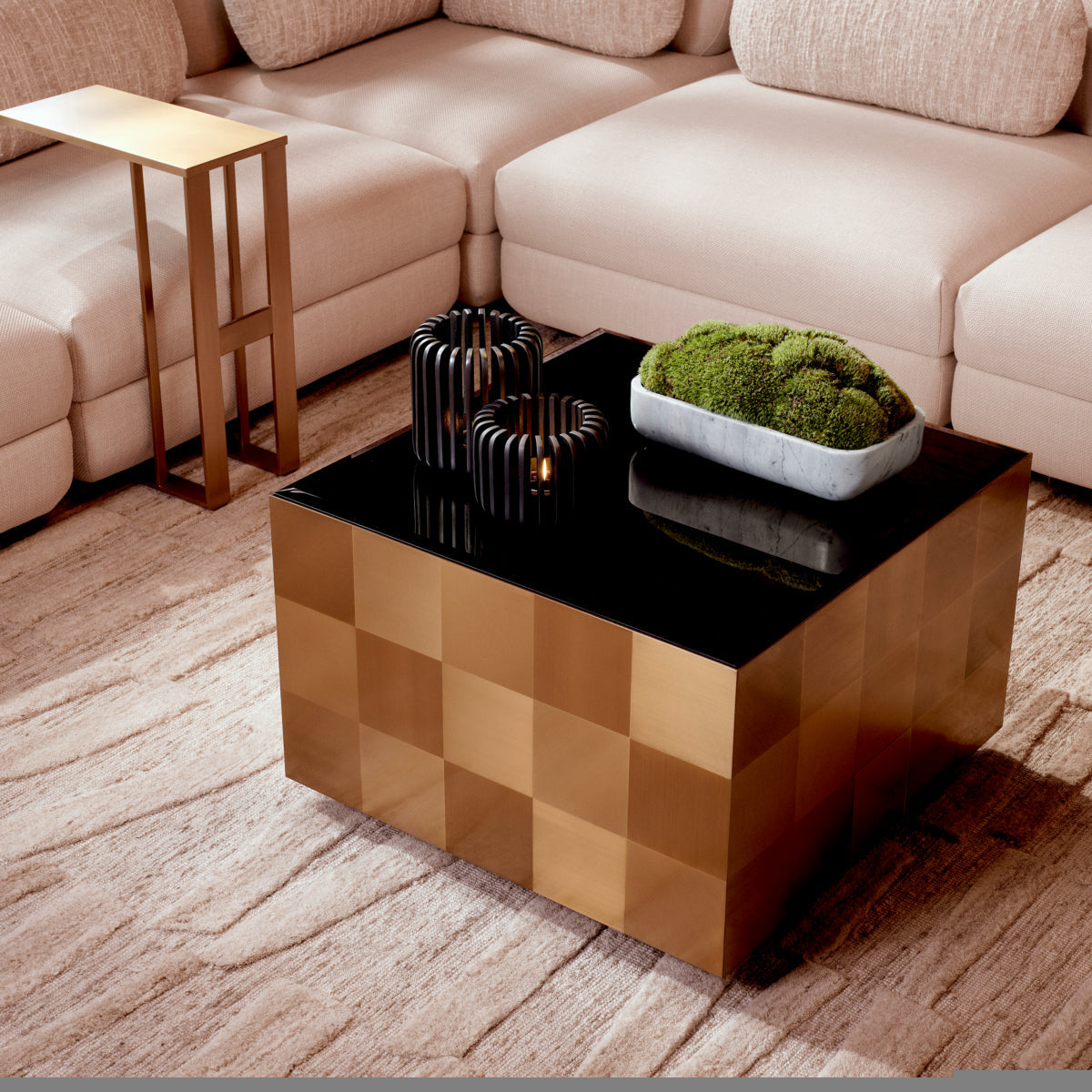 Brass Coffee Table Saint John | Eichholtz Miami