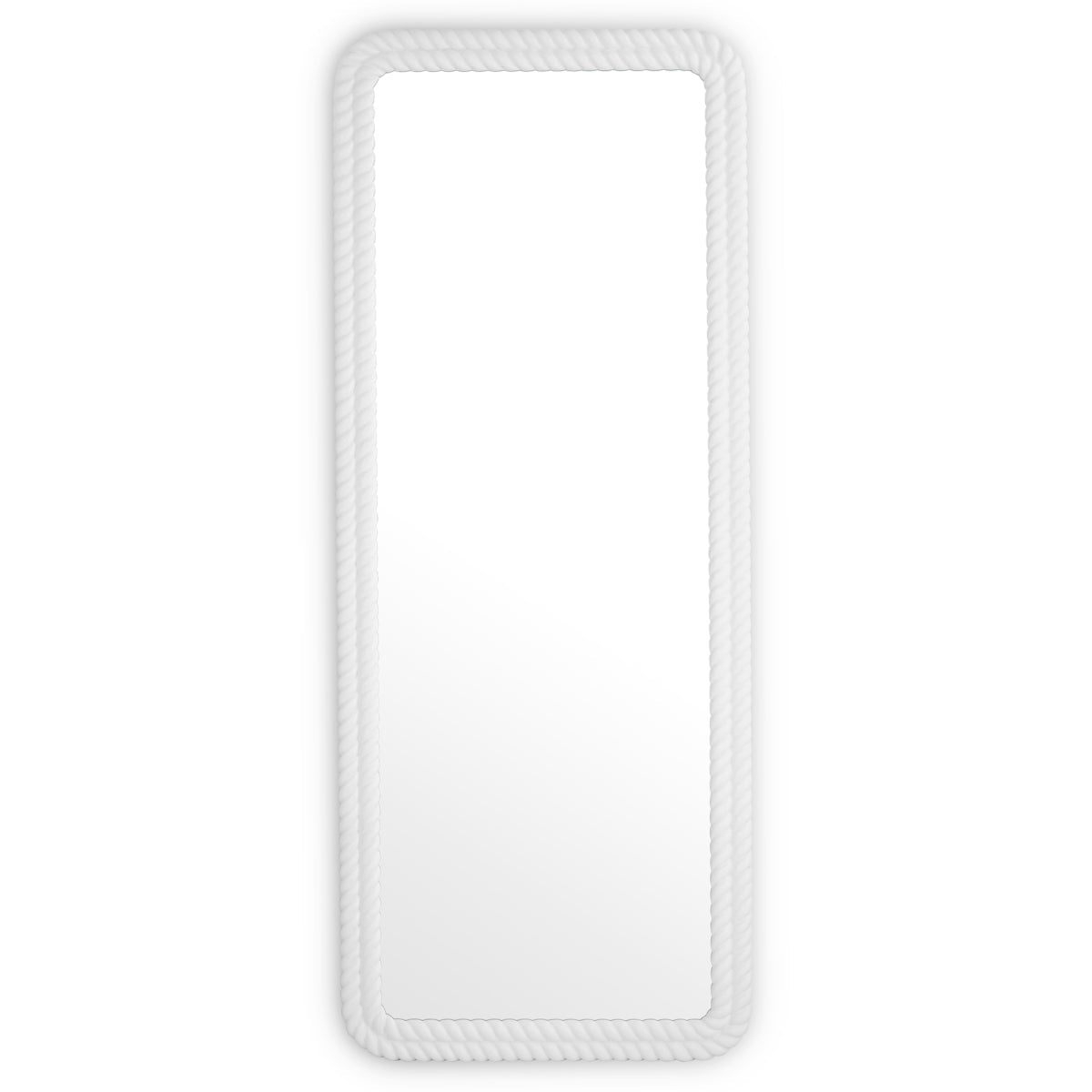 White Handcarved Mirror Viviana | Eichholtz Miami