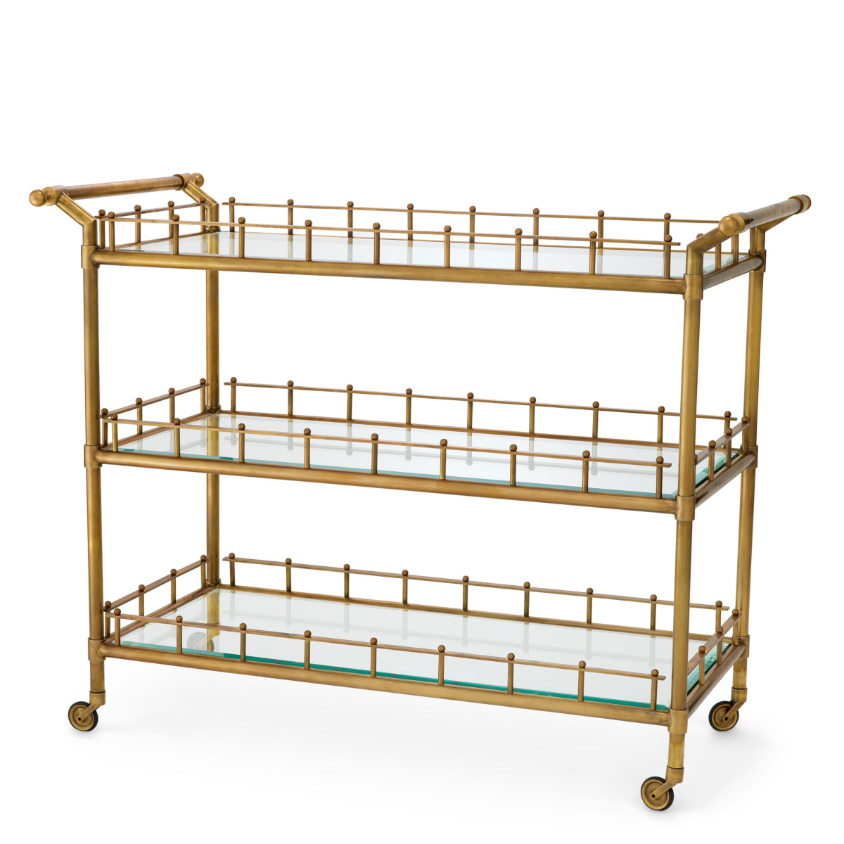 Vintage Brass Trolley Scarlett | Eichholtz Miami