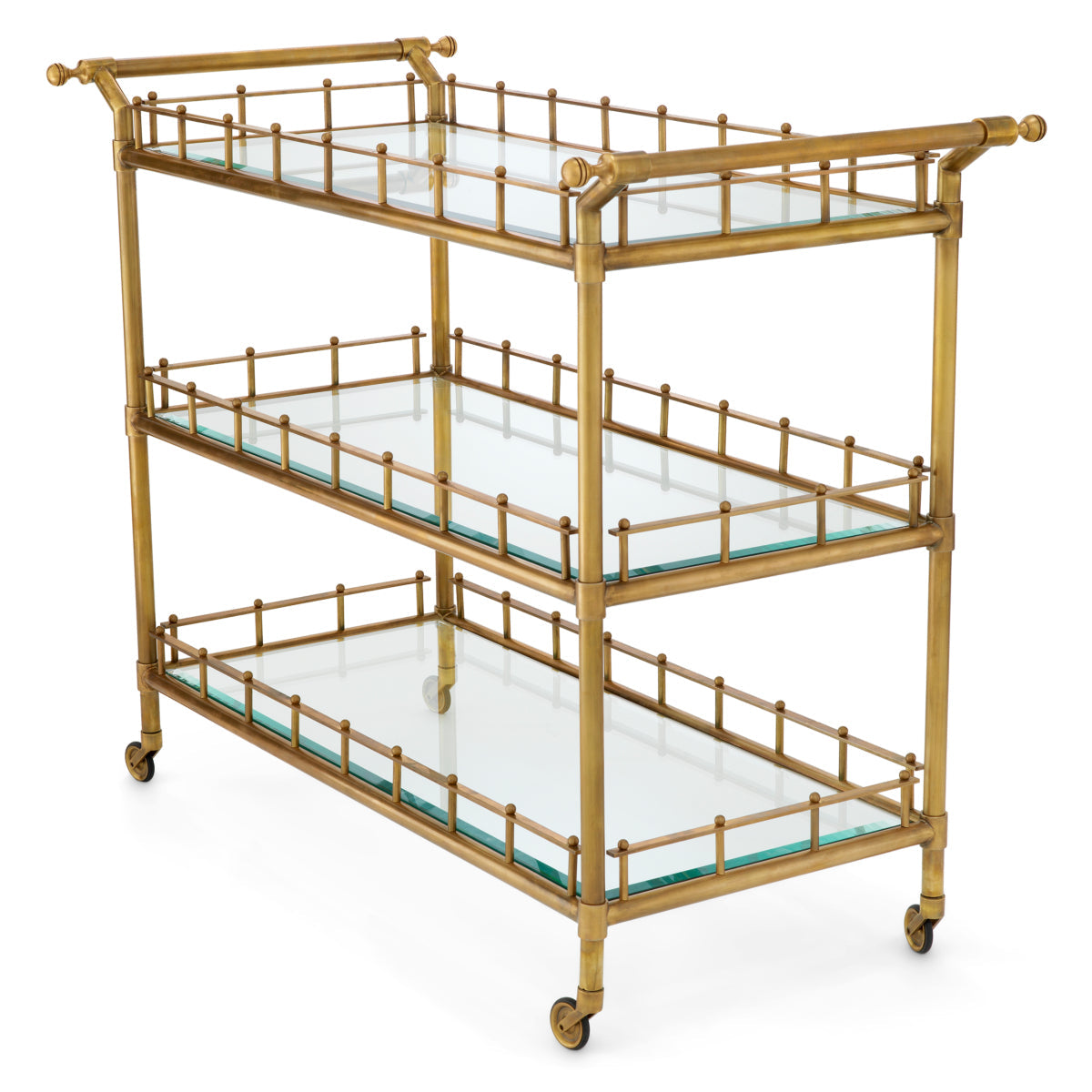 Vintage Brass Trolley Scarlett | Eichholtz Miami