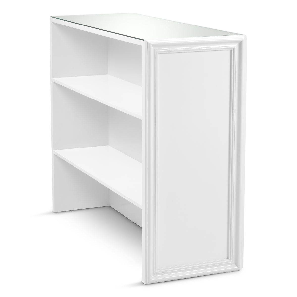 White Ribbed Bar Cabinet Roland | Eichholtz Miami