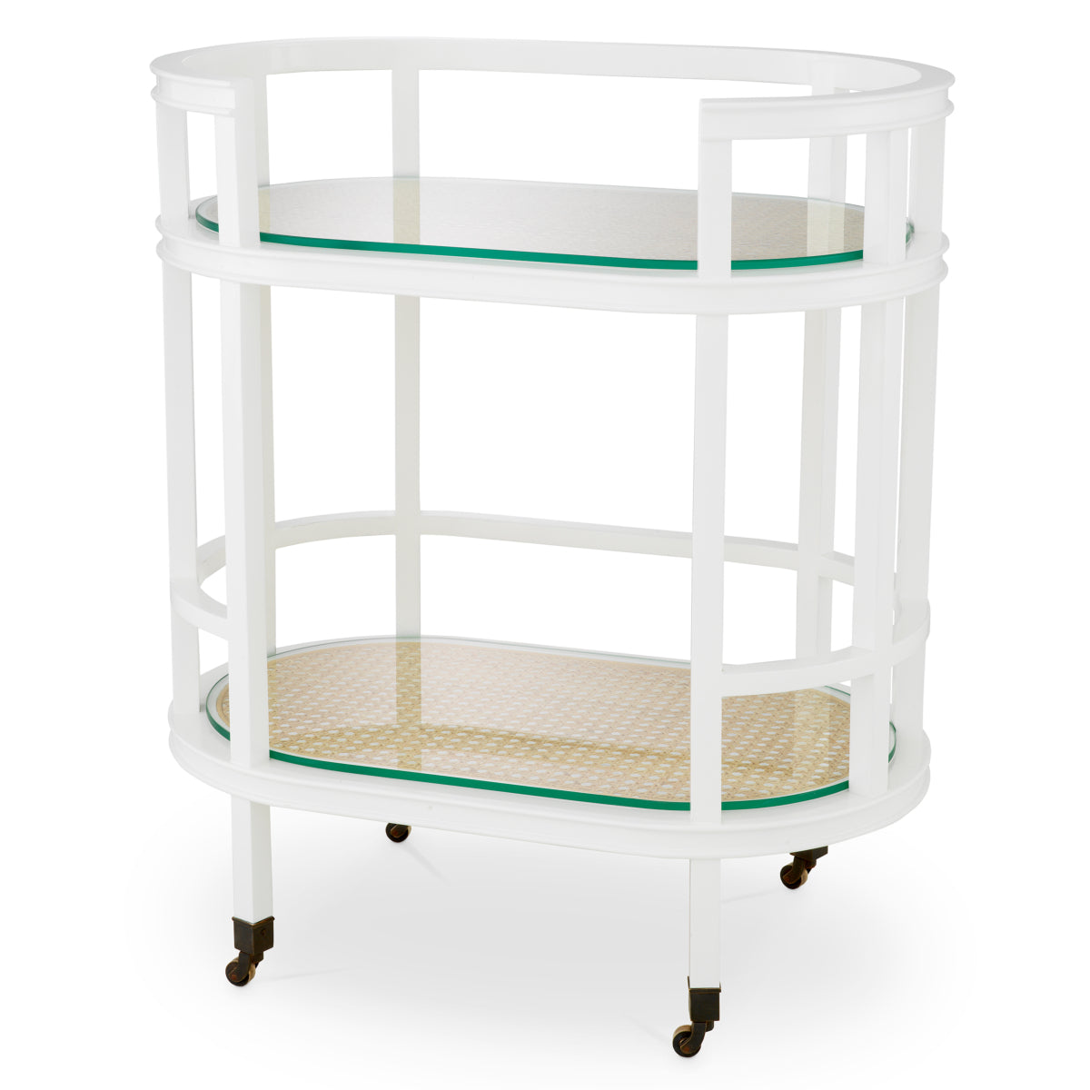 Natural Cane Oblong Trolley Bahamas | Eichholtz Miami