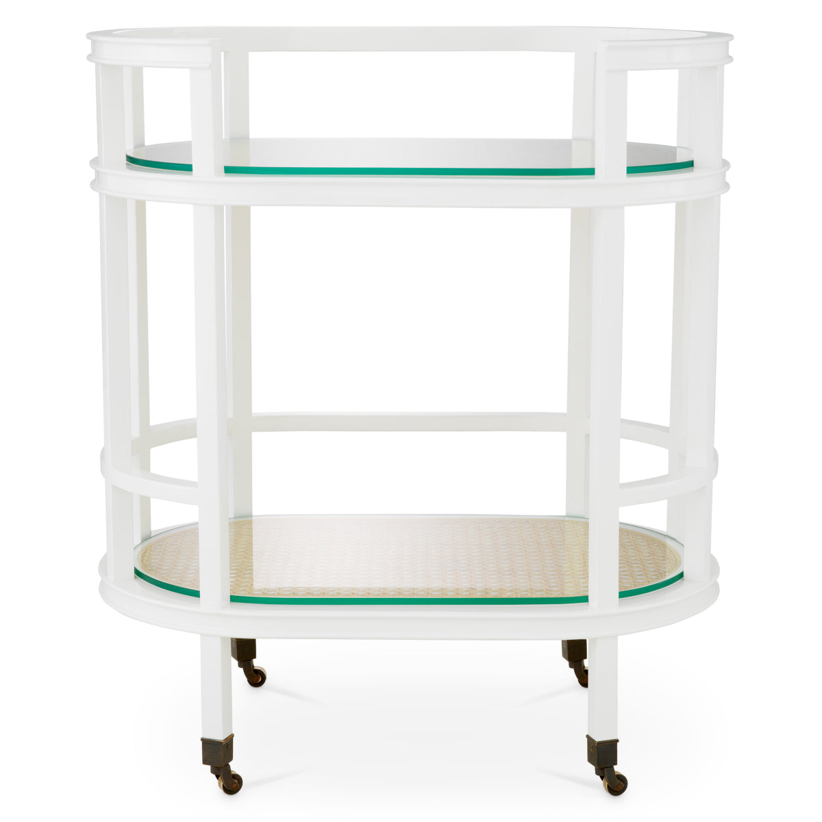 Natural Cane Oblong Trolley Bahamas | Eichholtz Miami
