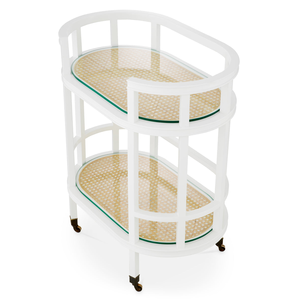 Natural Cane Oblong Trolley Bahamas | Eichholtz Miami