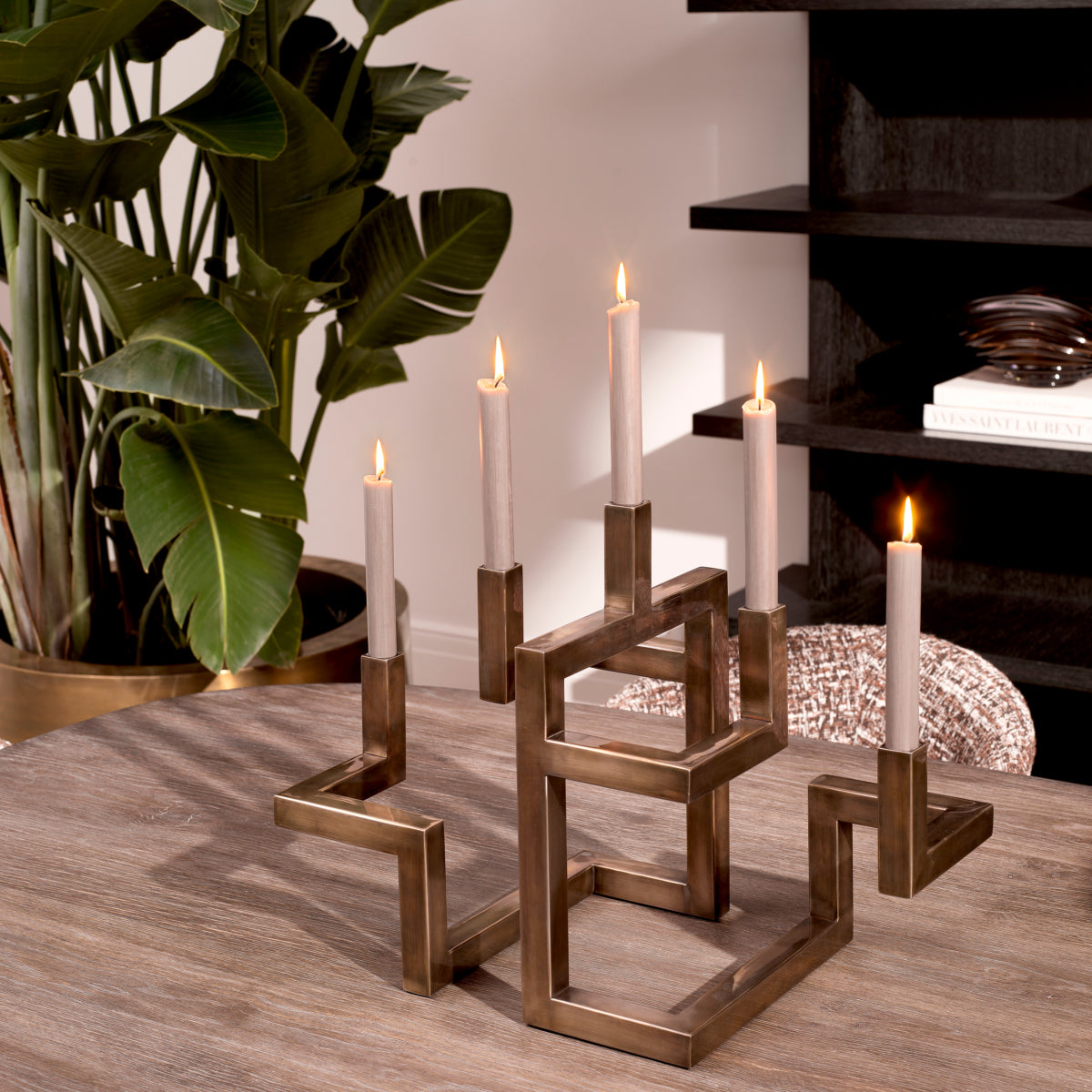 5 Arm Candle Holder Skyline | Eichholtz Miami