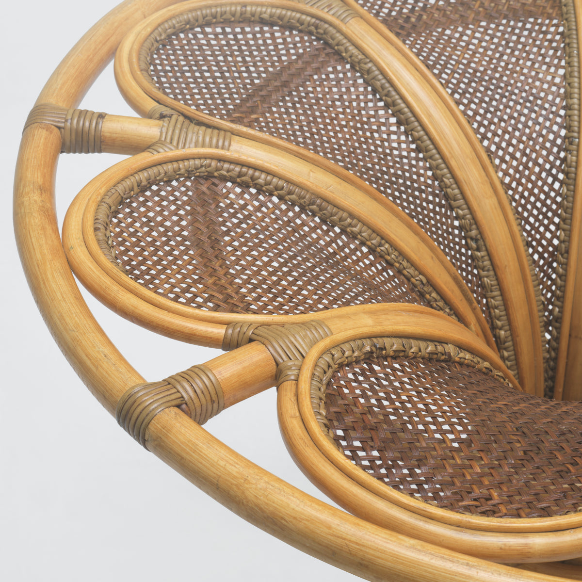 Natural Rattan Center Table Colony | Eichholtz Miami