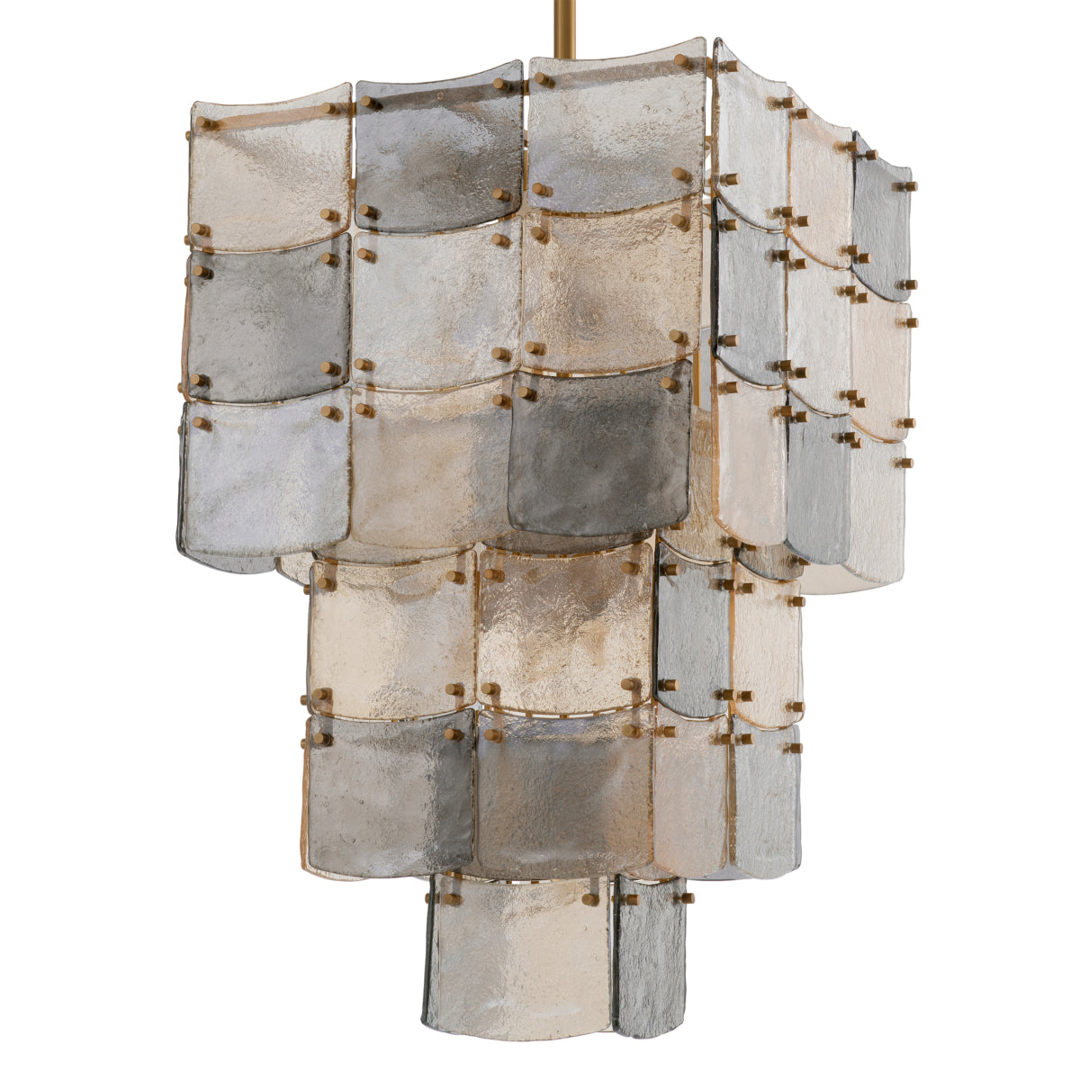 Glass Tiered Chandelier Laurent | Eichholtz Miami