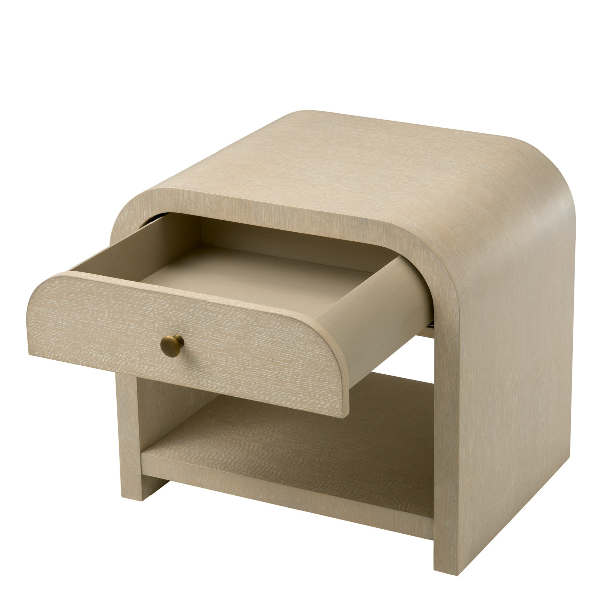 Oak Veneer Nightstand Rhodes | Eichholtz Miami