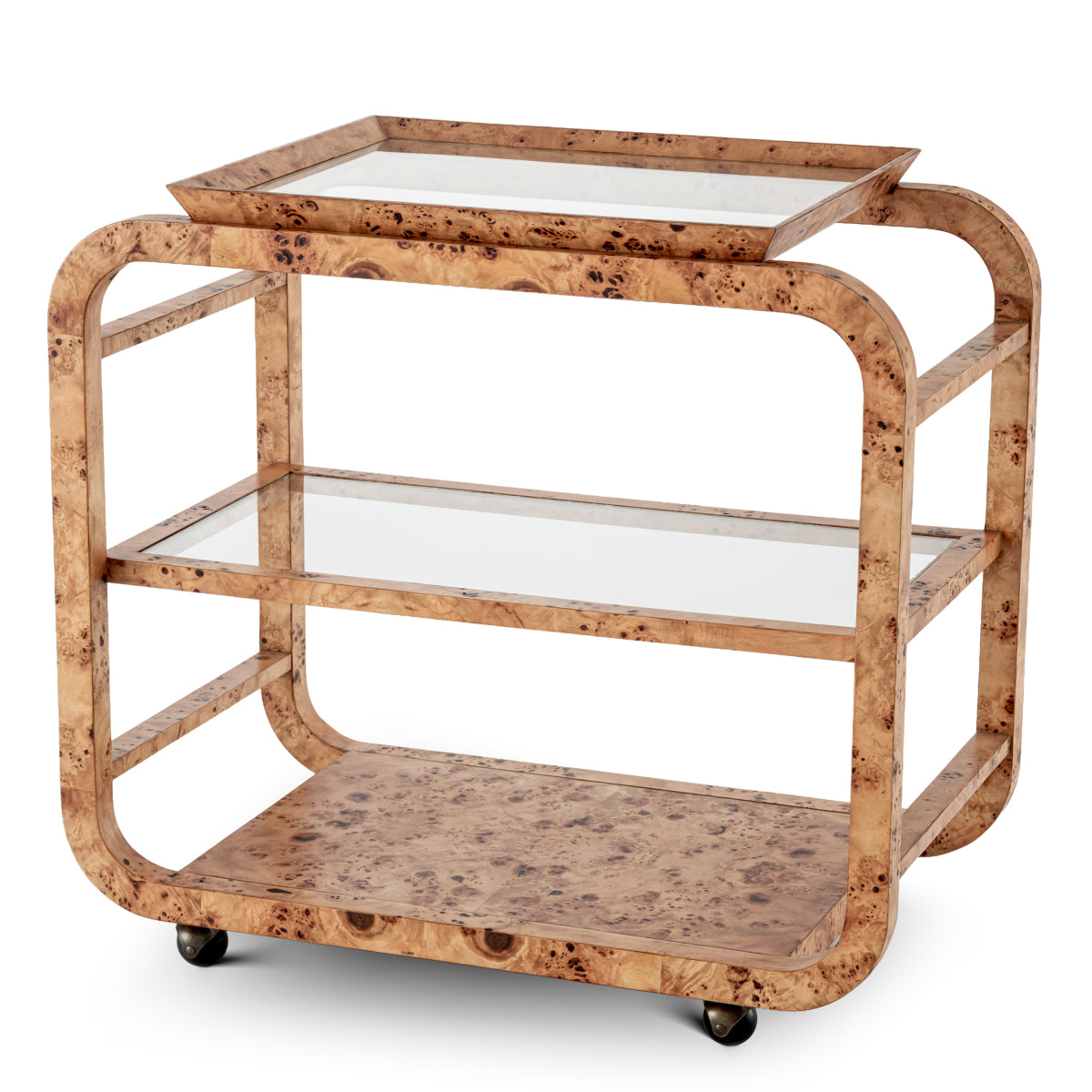 Wooden Trolley Mayfair | Eichholtz Miami