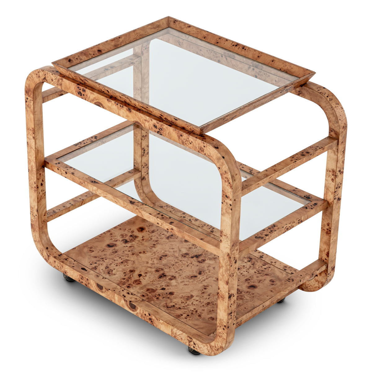 Wooden Trolley Mayfair | Eichholtz Miami