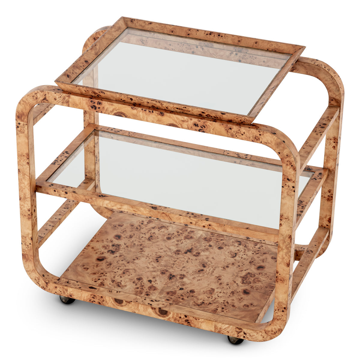 Wooden Trolley Mayfair | Eichholtz Miami