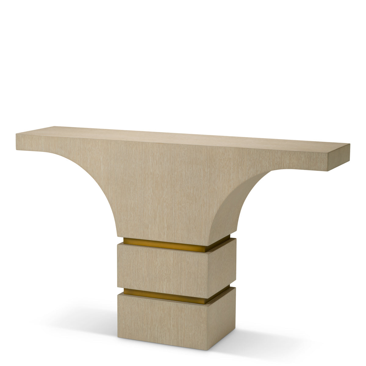 Oak Veneer Console Table Vauban | Eichholtz Miami