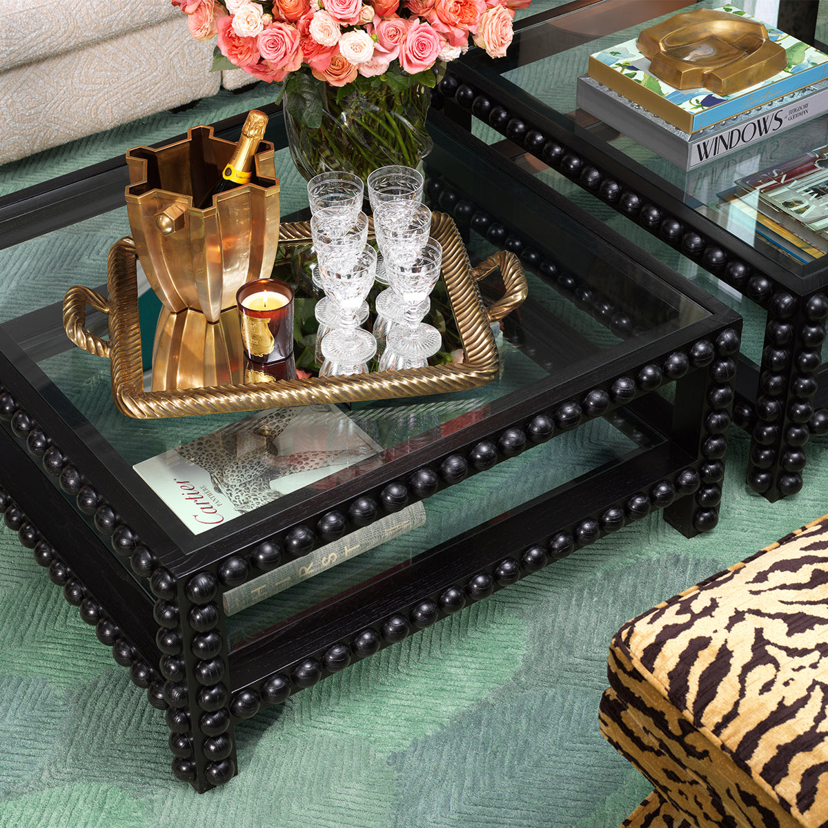 Vintage Brass Tray Montmartre | Eichholtz Miami