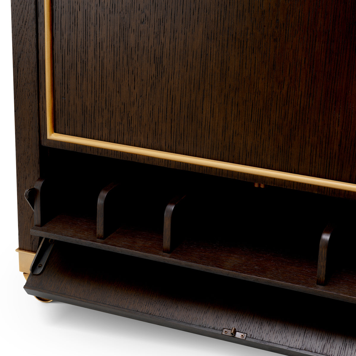 Brown Oak Trolley Galliano | Eichholtz Miami