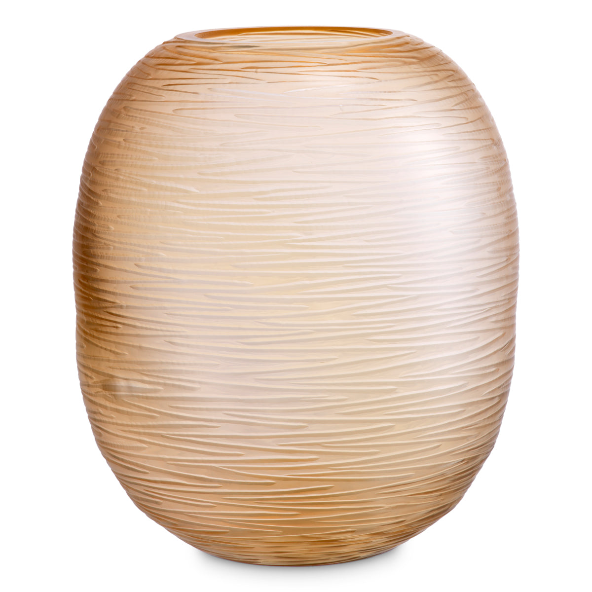Peach Handblown Glass Vase Alessio | Eichholtz Miami
