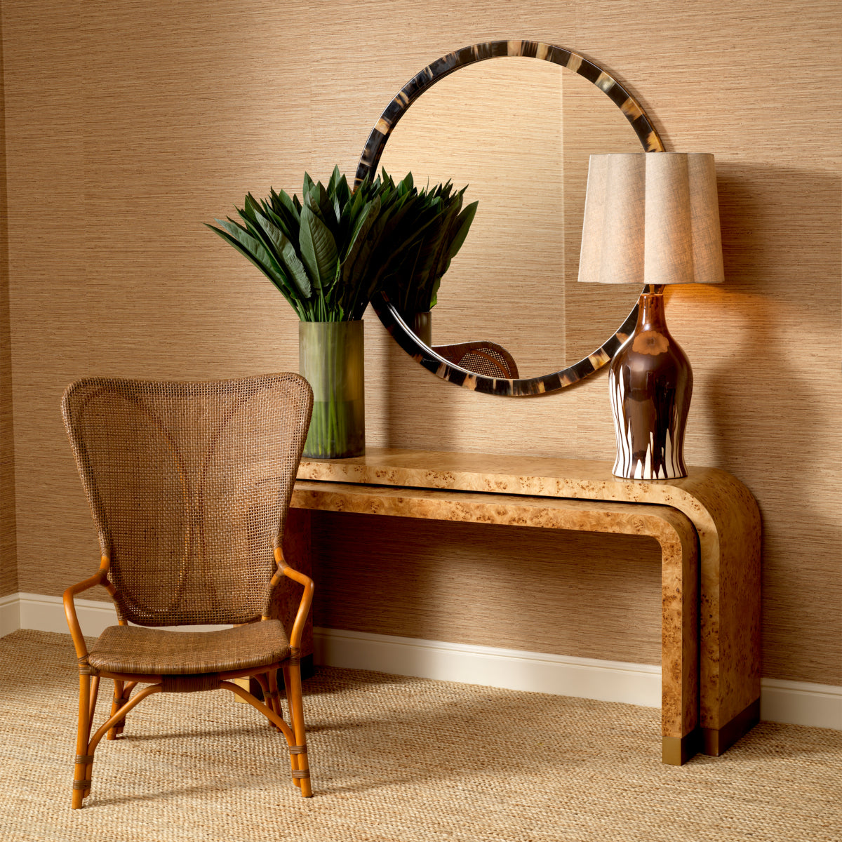 Mappa Burl Console Table (2) Quinton | Eichholtz Miami