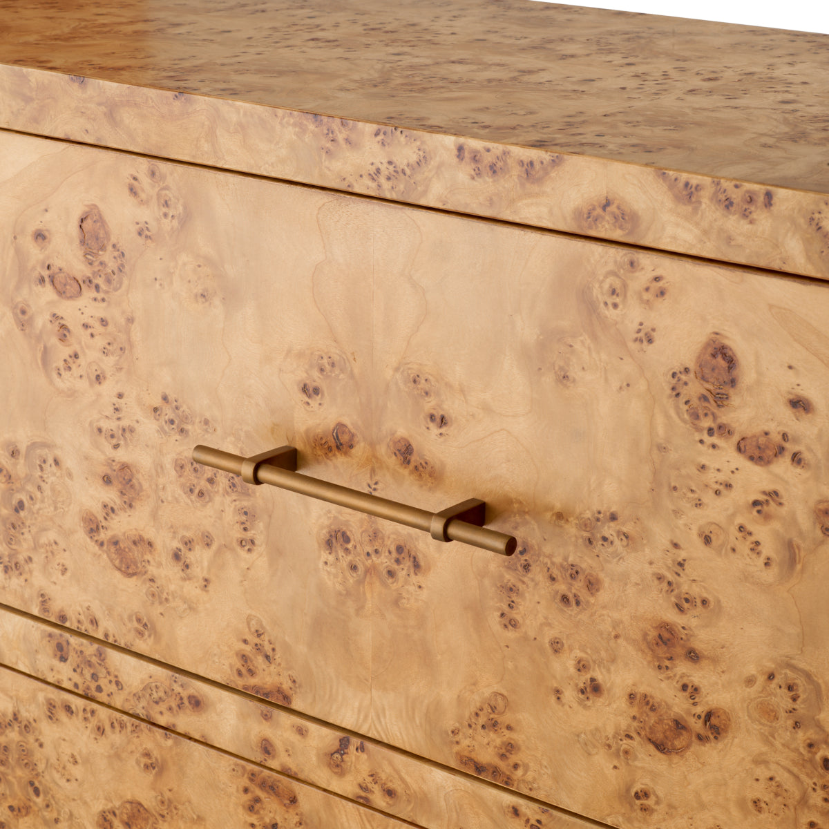 2-Drawer Wood Cabinet Quinton | Mappa Burl