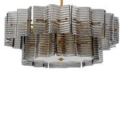 Ribbed Glass Chandelier Silvano | Eichholtz Miami