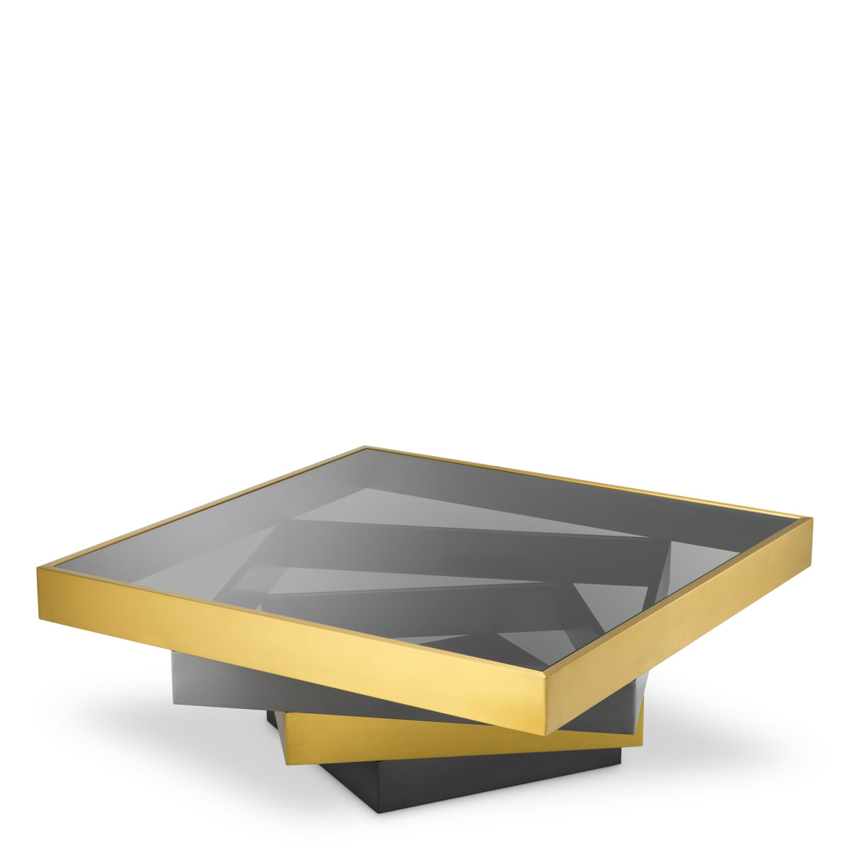 Smoke Glass Coffee Table Zamora | Eichholtz Miami