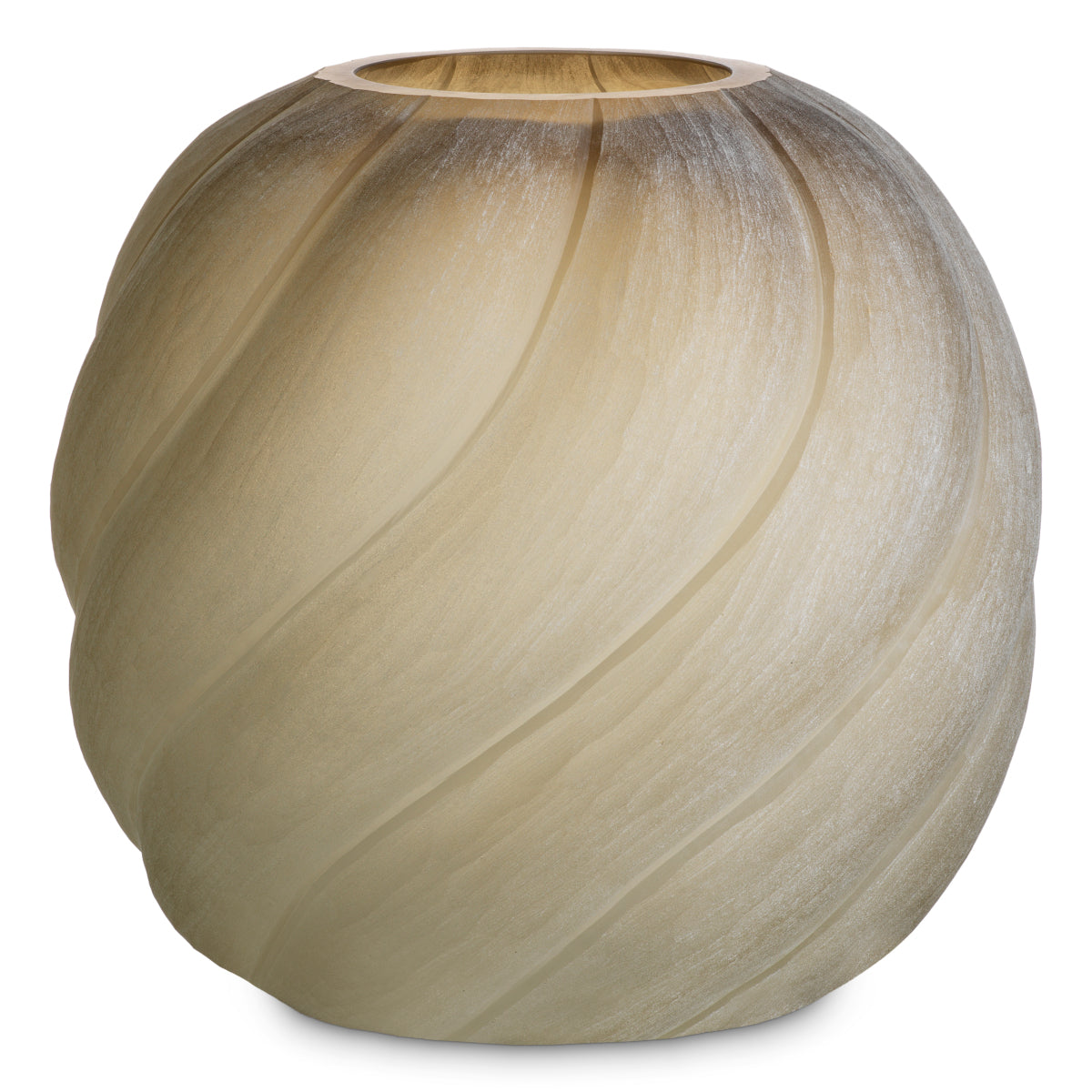 Frosted Sculptural Vase Sicilia | Eichholtz Miami
