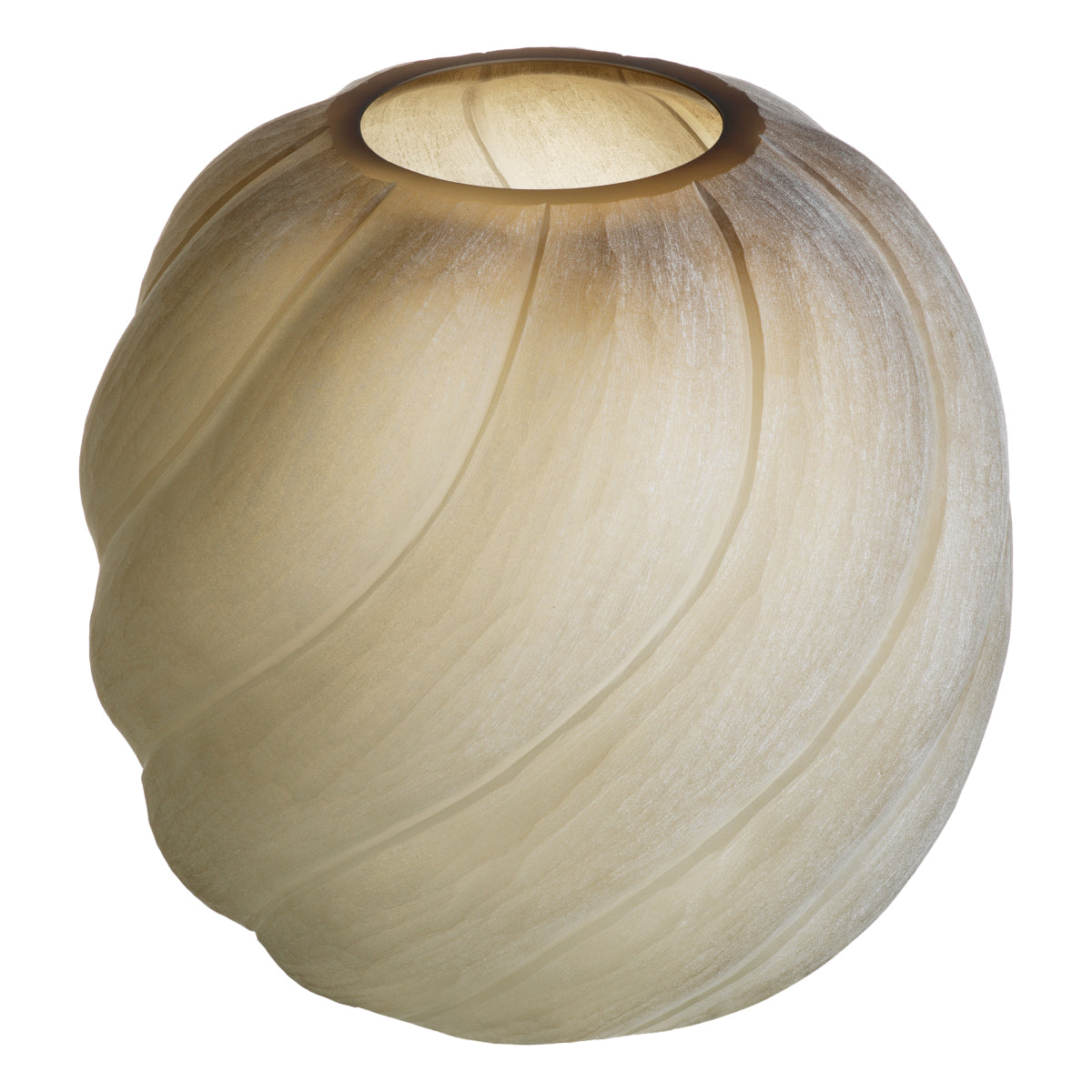 Frosted Sculptural Vase Sicilia | Eichholtz Miami