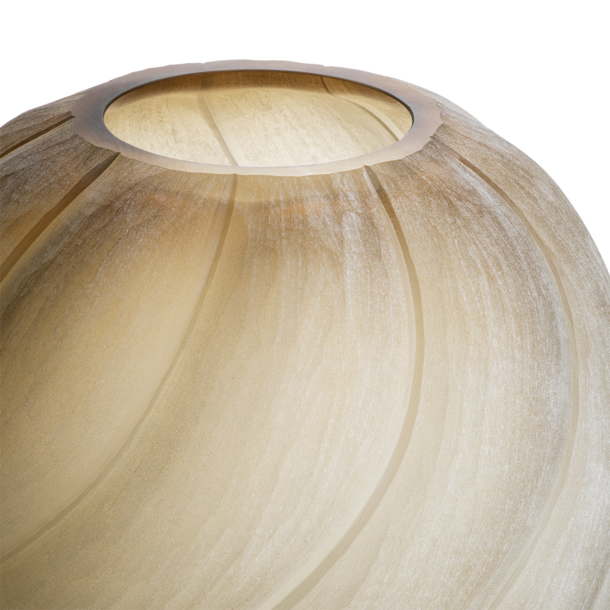 Frosted Sculptural Vase Sicilia | Eichholtz Miami