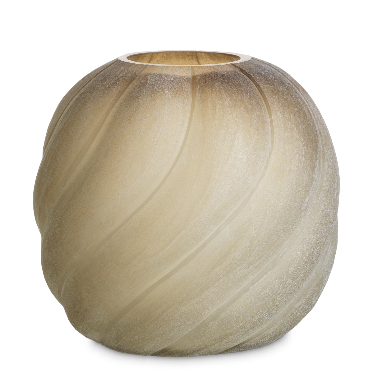 Frosted Sculptural Vase Sicilia | Eichholtz Miami