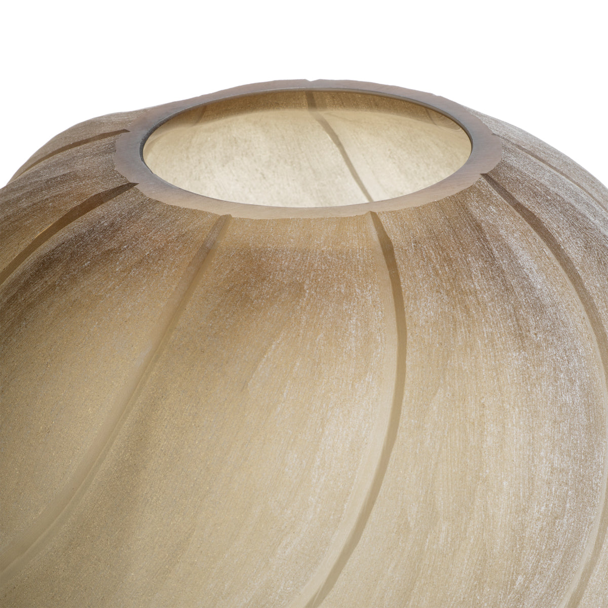 Frosted Sculptural Vase Sicilia | Eichholtz Miami