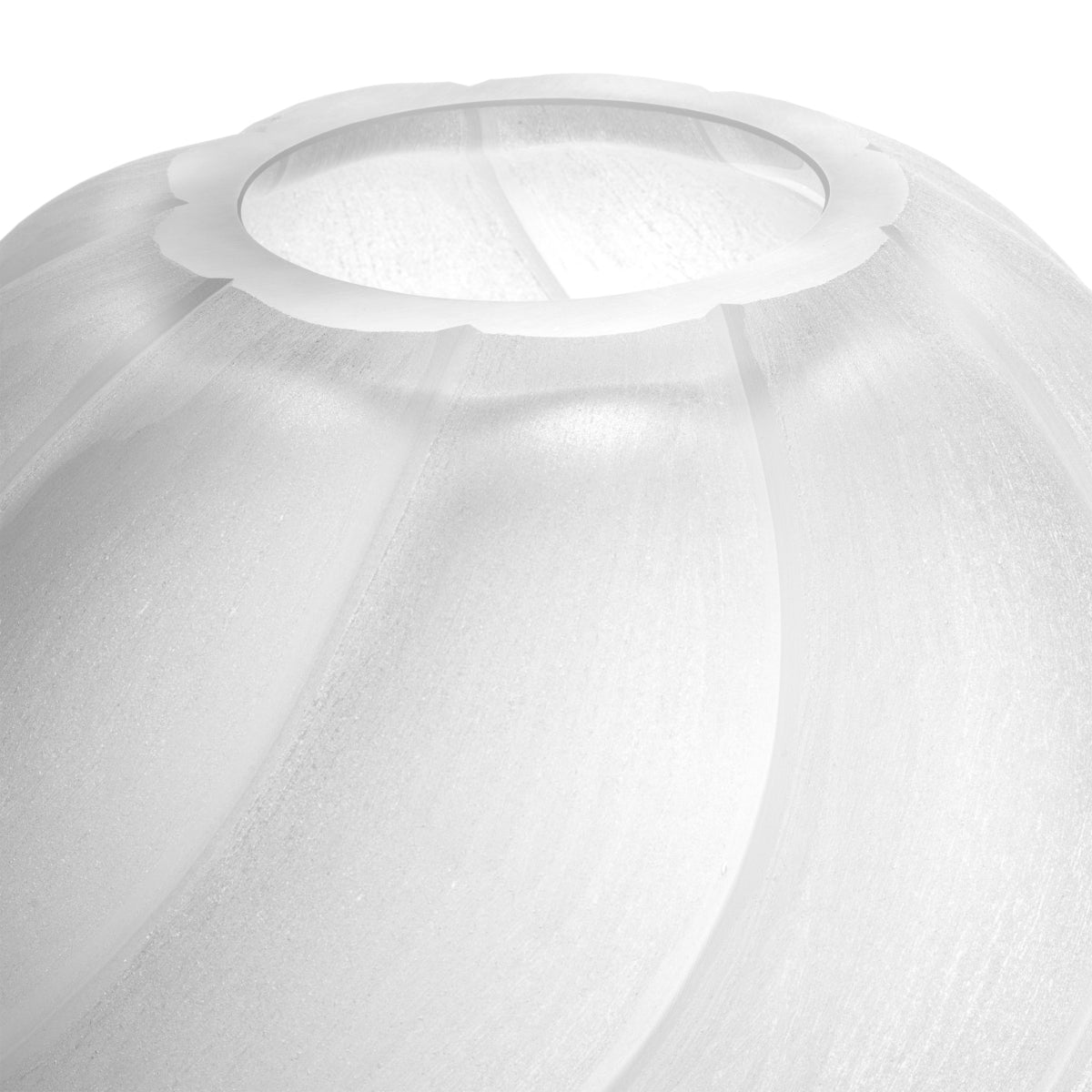 Frosted Sculptural Vase Sicilia | Eichholtz Miami