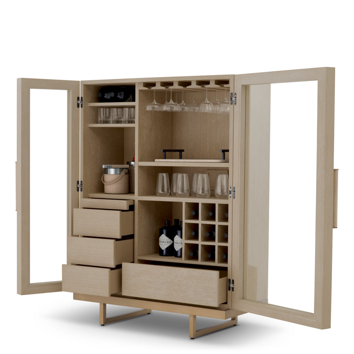 Oak Bar Cabinet Connaught | Eichholtz Miami