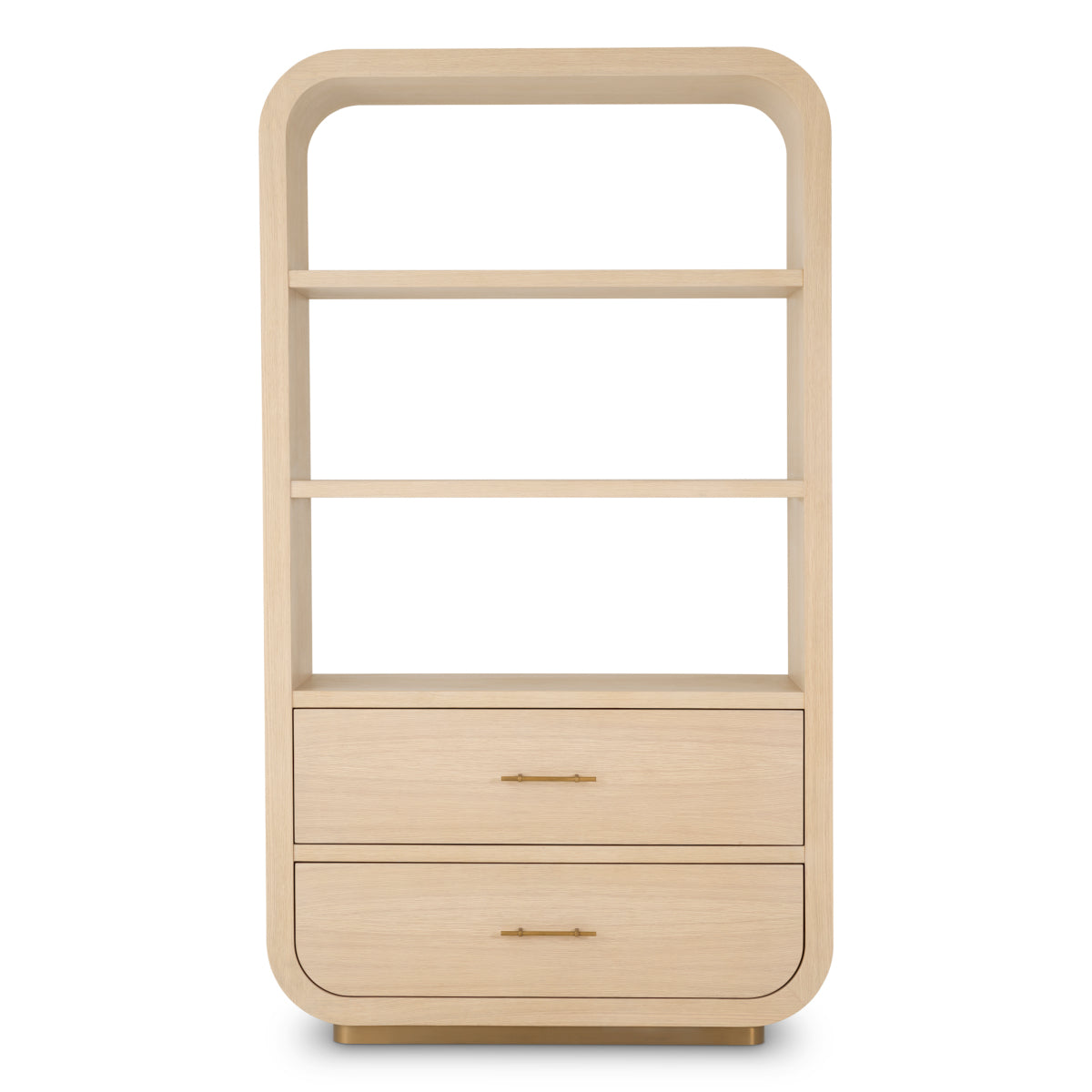 2-Drawer Wood Cabinet Quinton