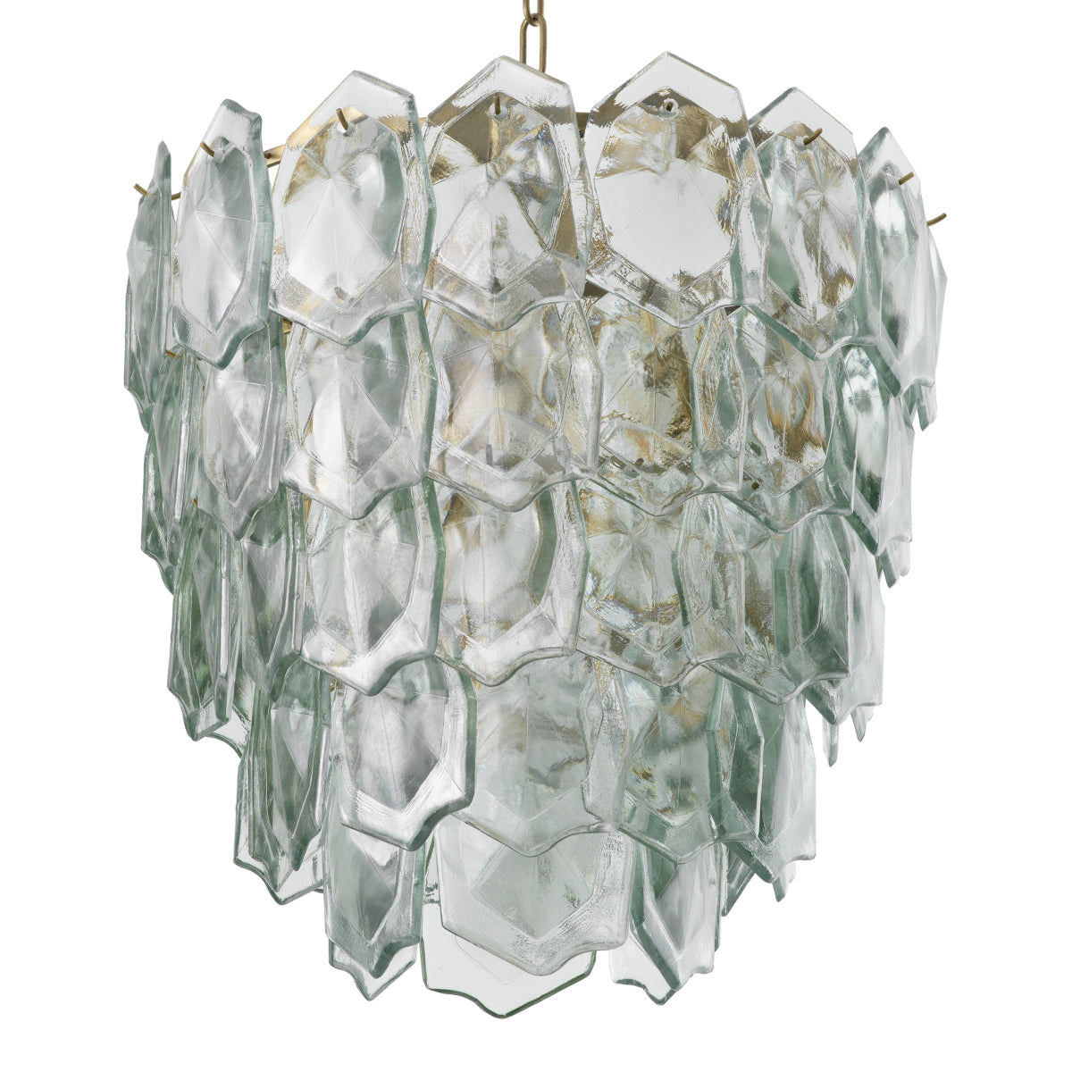 Layered Glass Chandelier Elias | Eichholtz Miami