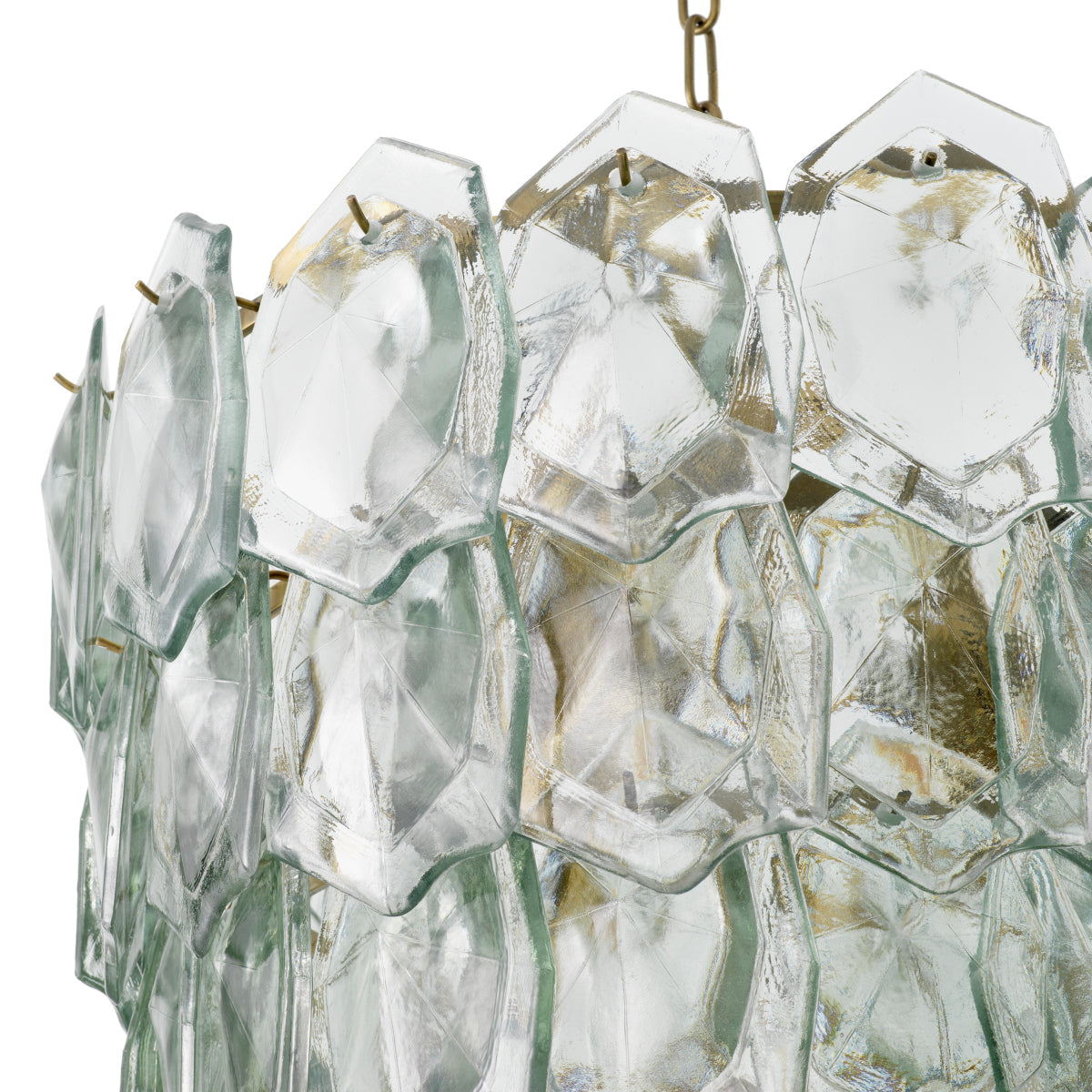 Layered Glass Chandelier Elias | Eichholtz Miami