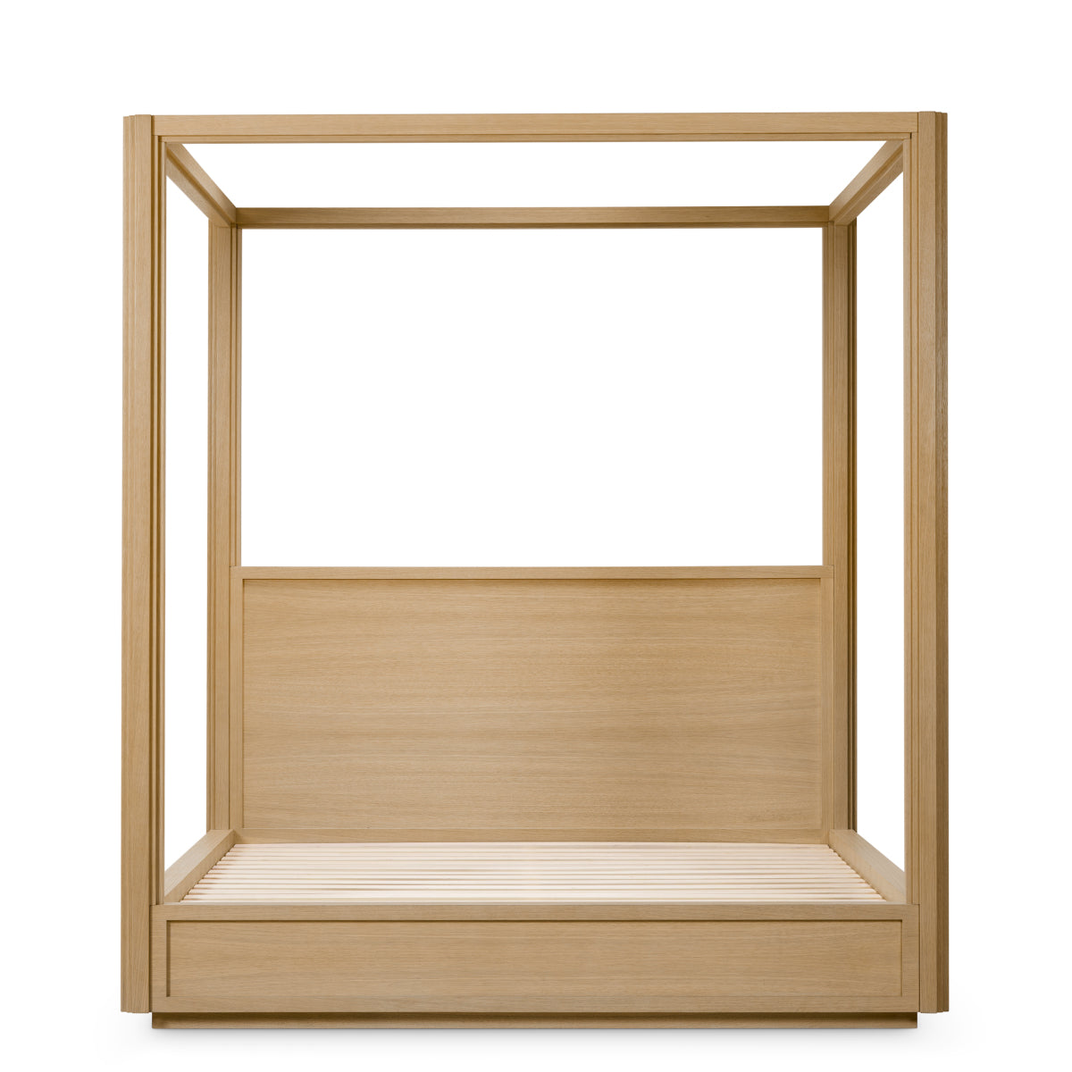 Oak Canopy King Bed Tribeca | Eichholtz Miami