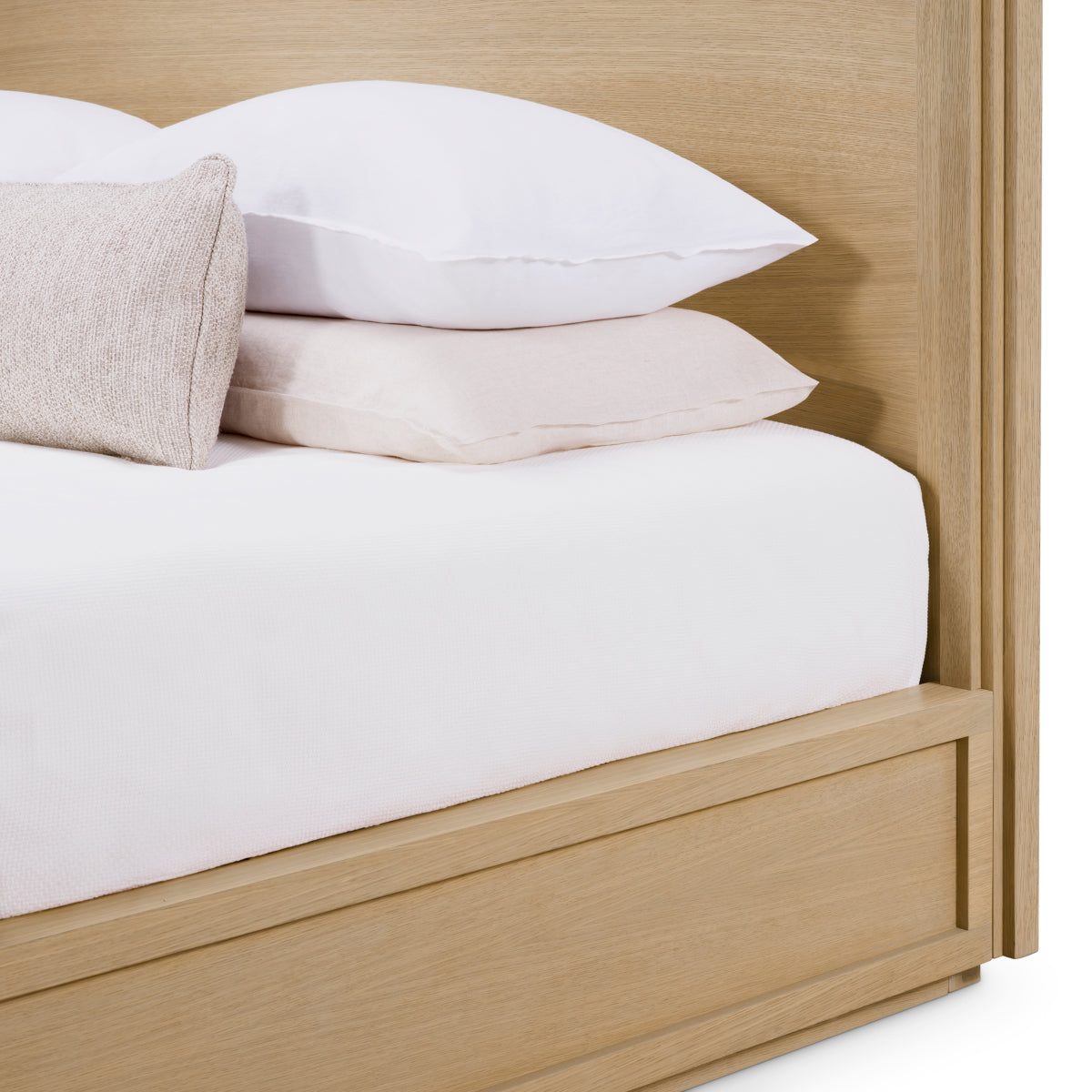 Oak Canopy King Bed Tribeca | Eichholtz Miami