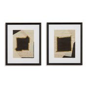Modern Artwork Set (2) Creased Umber | Eichholtz Miami